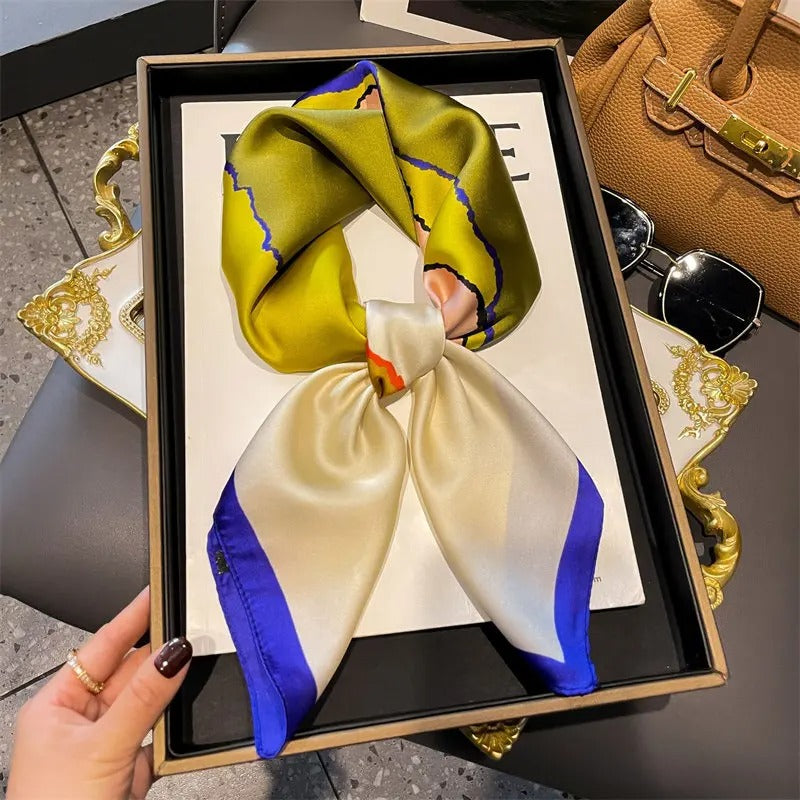 Foulard en Satin Femme Eliora