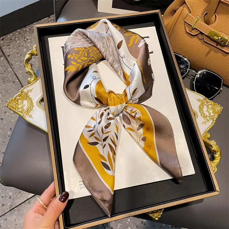 Foulard en Satin Femme Eliora