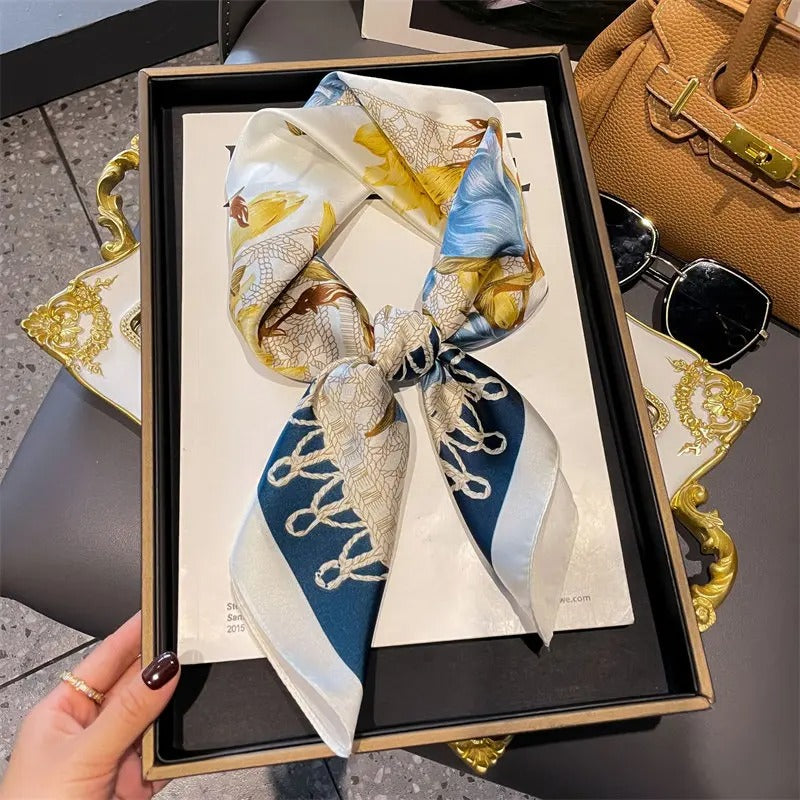 Foulard en Satin Femme Eliora