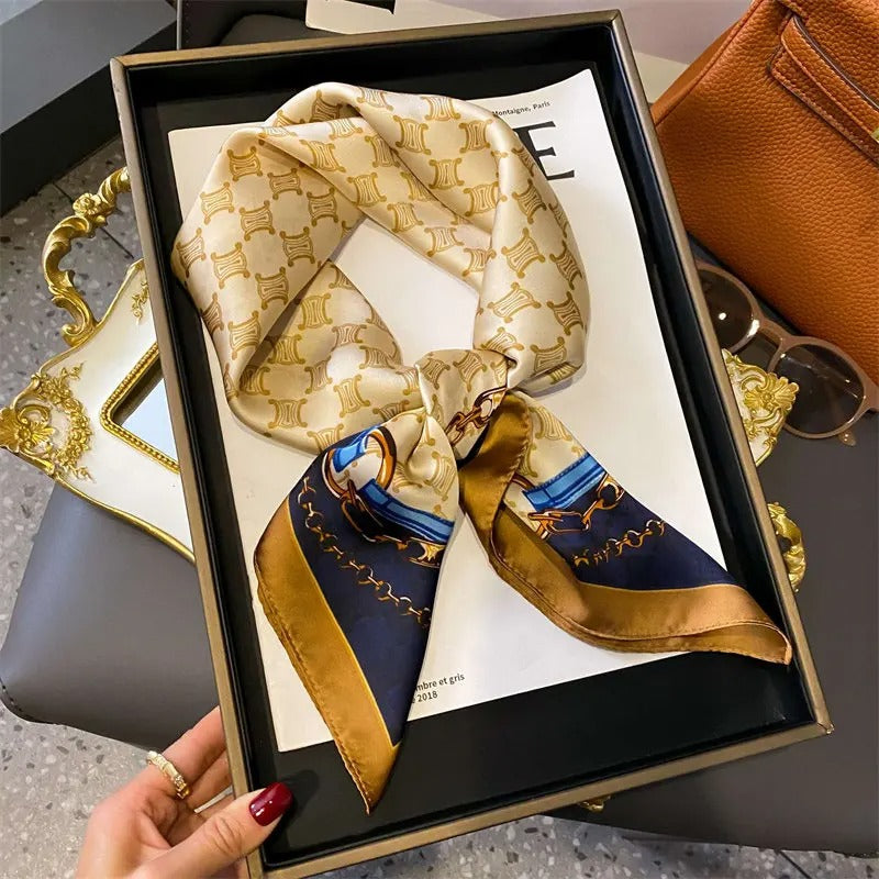 Foulard en Satin Femme Eliora