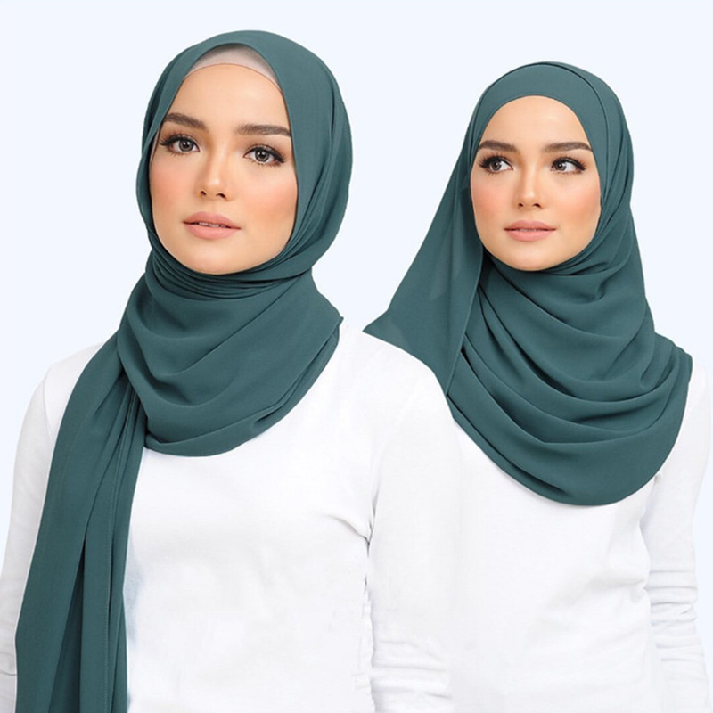 Hijab en mousseline de soie SabaWraps